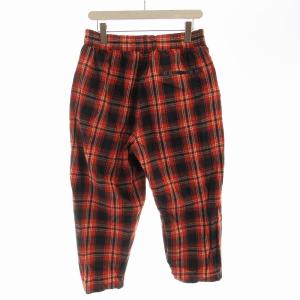 JOURNAL STANDARD LUXE ツイルチェック グランディパンツ M 赤 レッド 24030440207030