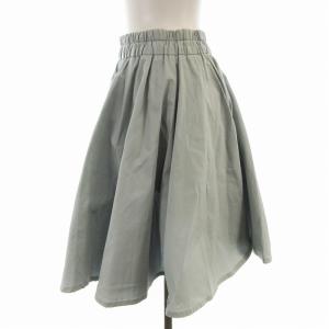 MUSE de Deuxieme Classe フレアスカート ミニ 36 水色 ライトブルー 15060500701010 /EE