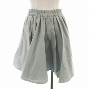 MUSE de Deuxieme Classe フレアスカート ミニ 36 水色 ライトブルー 15060500701010 /EE