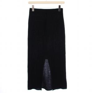 Bottle Knit SK Waffle ワッフルボトルニットスカート ロング S 黒 MB191-8015