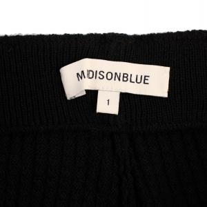 MADISONBLUE Bottle Knit SK Waffle ワッフルボトルニットスカート ロング S 黒 MB191-8015