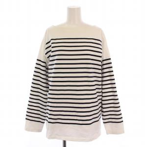 21AW Coco Stripe T No4 Tシャツ カットソー 長袖 ボートネック ボーダー柄 F