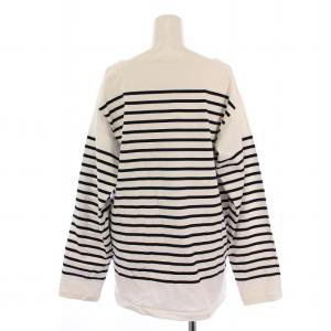Deuxieme Classe 21AW Coco Stripe T No4 Tシャツ カットソー 長袖 ボートネック ボーダー柄 F