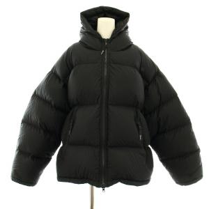 23AW オーバーサイズダウンジャケット ボンバージャケット アウター M 黒 ブラック GY-A0442