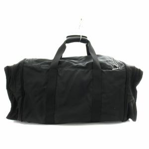 TUMI ボストンバッグ ハンドバッグ キャンバス ロゴ 黒 ブラック /BB