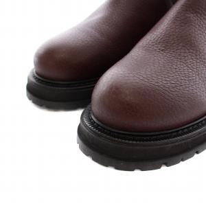 BUTTERO サイドゴアブーツ ショートブーツ レザー ビブラムソール 43 29.0cm 茶 ブラウン 黒 ブラック