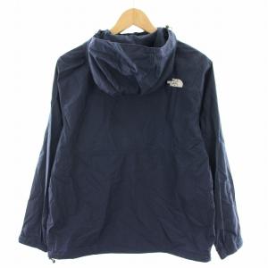 THE NORTH FACE コンパクトアノラックジャケット COMPACT ANORAK JACKET プルオーバー フード S 紺
