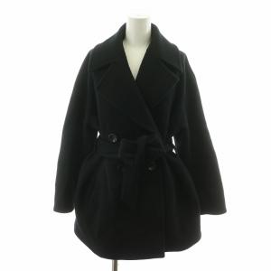 ピーコート Pコート アウター ショート ベルト付き F ブラック 141651001 /NQ