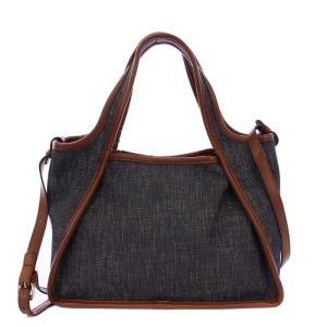 STELLA McCARTNEY デニム 2WAY トートバッグ ブラウン 513860
