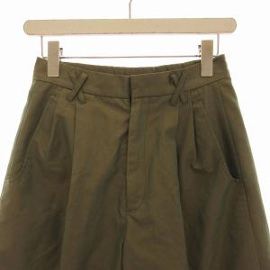 Ameri VINTAGE テーパードパンツ センタープレス S 緑 グリーン 01920830750