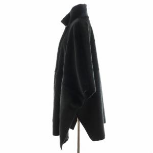 Ameri VINTAGE 22AW REVERSIBLE BOA PONCHO COAT コート ロング丈 アウター F 黒 ブラック