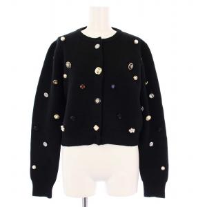23AW TWINKLE BIJOU SHORT KNIT TOP ツインクル ビジュー ショートニットカーディガン