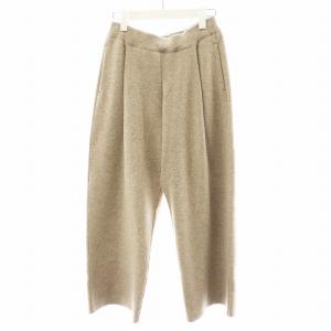 23AW WOOL CASHMERE SILK ストレート イージーパンツ STRAIGHT EASY PANTS ニット