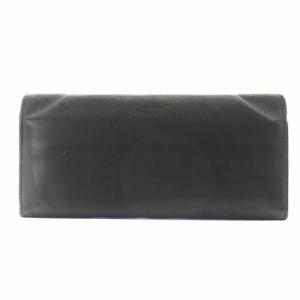 GUCCI 長財布 二つ折り 小銭入れ レザー 黒 ブラック /AN9 OH