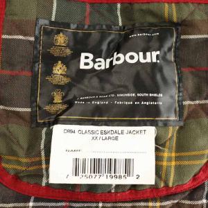 Barbour クラシックエスクデール CLASSIC ESKDALE JACKET キルティングジャケット 中綿 アウター