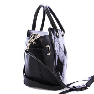 COACH スワッガー キルト パッチワーク レザー 2WAY ハンドバッグ ショルダーバッグ ブラック F55666