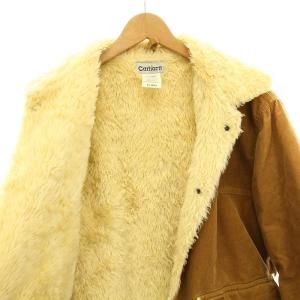 Carhartt コーデュロイブルゾン ボアジャケット カバーオール アウター XL 茶 ブラウン 05023-0614