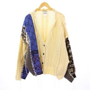 NORDIC COLLAGE SWEATER F ベージュ DC NS21-KN