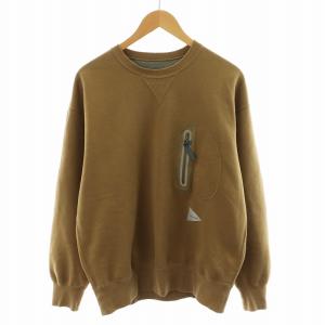 スウェット トレーナー 長袖 L 茶 ブラウン 574-3184042 /AN41