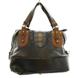 Chloe kerala ハンドバッグ ブラック ブラウン