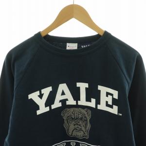 Champion YALE UNIVERSITY T1011 Tシャツ M ネイビー C5-Q401