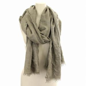 Faliero Sarti ストール カシミヤ混 大判 ショール グレー