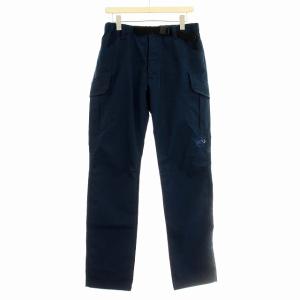 HIGHLAND Cargo Slim Pants 1020-11030 ナイロン カーゴパンツ スリム XL ネイビー 紺