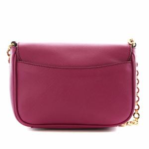 ガンチーニ ショルダーバッグ チェーン レザー パープル（2025/02/21  