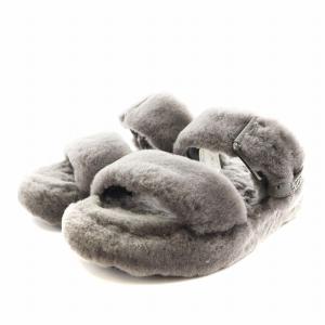 ファズ イヤー Fuzz Yeah サンダル 24.0cm グレー 1104662 /AN18