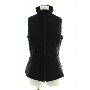 ファッションベスト スタンドカラージャケット 中綿 アウター ジップアップ L 黒 ブラック タグ付き