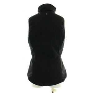 Chacott ファッションベスト スタンドカラージャケット 中綿 アウター ジップアップ L 黒 ブラック タグ付き