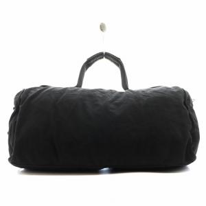 DIESEL ボストンバッグ ハンドバッグ ショルダーバッグ 2way プリント 黒 ブラック