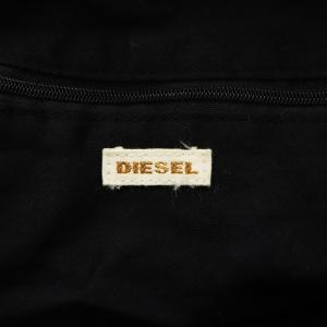 DIESEL ボストンバッグ ハンドバッグ ショルダーバッグ 2way プリント 黒 ブラック