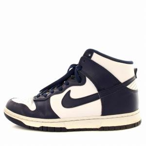 NIKE DUNK HIGH RETRO DD1399-104 US9 ネイビー ホワイト