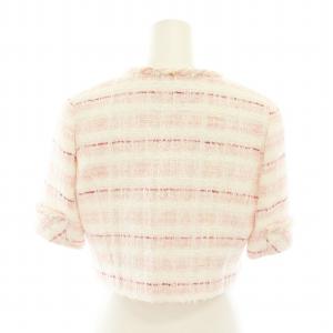 René MALHIA KENT社生地 ツイードジャケット 34 ピンク