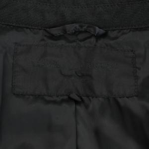 COMME des GARCONS HOMME AD2015 ポリ縮絨 ステンカラーコート S ブラック HQ-C007