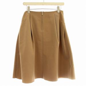 FOXEY NEW YORK イリプスフレアースカート 36424 ひざ丈 スカート 42 ベージュ /G