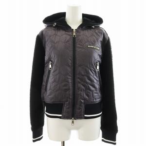 キルティングジャケット 40 ブラック パープル MLW-18W-D06