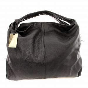 ハンドバッグ レザー ワンショルダー 黒 ブラック /G