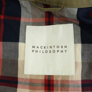 MACKINTOSH PHILOSOPHY MACKINTOSHPHILOSOPHY ステンカラーコート ロング丈 アウター 36 カーキ H1C13-112-74 /AN25