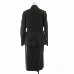 PS Paul Smith WOMEN セットアップ スーツ テーラードジャケット タイトスカート ミモレ ロング ストライプ 裏地ドット