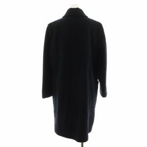MHL. ステンカラーコート ロング丈 ウール アウター 1 黒 ブラック 595-6210508 /AN31