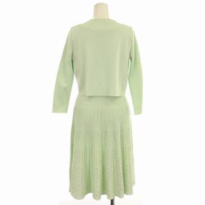 ANAYI セットアップ ニットワンピース 101718-16-990-73 ワンピース ボレロ ひざ丈 ビジュー 38 ミントグリーン