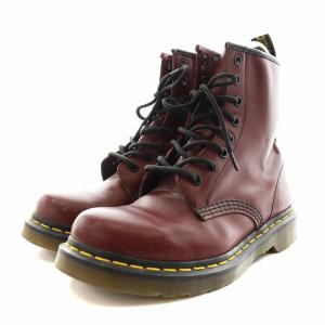 Dr.Martens 8ホールブーツ ショートブーツ レースアップ レザー UK5 赤 レッド 11821 /AN7 D