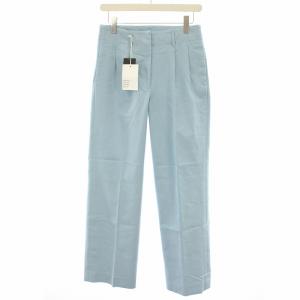 23SS エルネ ERNE ワイドパンツ WIDE PANTS 36 水色 ライトブルー 23030570006310