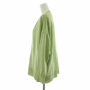 Spick&Span ICECOTTON BIG Vカーディガン ニット 長袖 F ライトグリーン 21080200425020