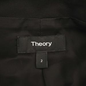 Theory テーラードジャケット 01-9904114-050-702 ダブル 2 黒 ブラック