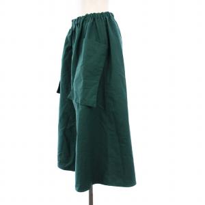 Drawer ソフィードール SOFIE D'HOORE ロングスカート ギャザー フレア 34 グリーン 6524-343-1211
