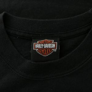 USA製Harley-Davidson Las Vegas 長袖Tシャツ 古着 90s USA製 HARLEY DAVIDSON 「LAS VEGAS Cafe」 モーター
