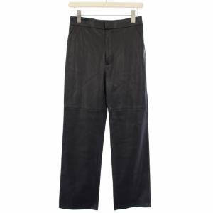 ESSEN. フェイクレザーパンツ 38 黒 3170-91124 /TK